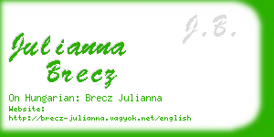 julianna brecz business card